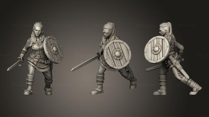 Military figurines (Ladgerda, STKW_1367) 3D models for cnc